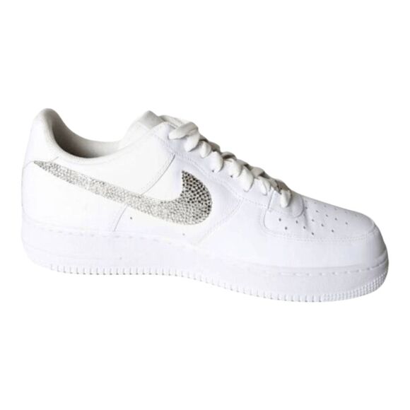 NIKE Air Force 1 Low Customised \'Swarovski\' Sneakers Size 12 main image 7